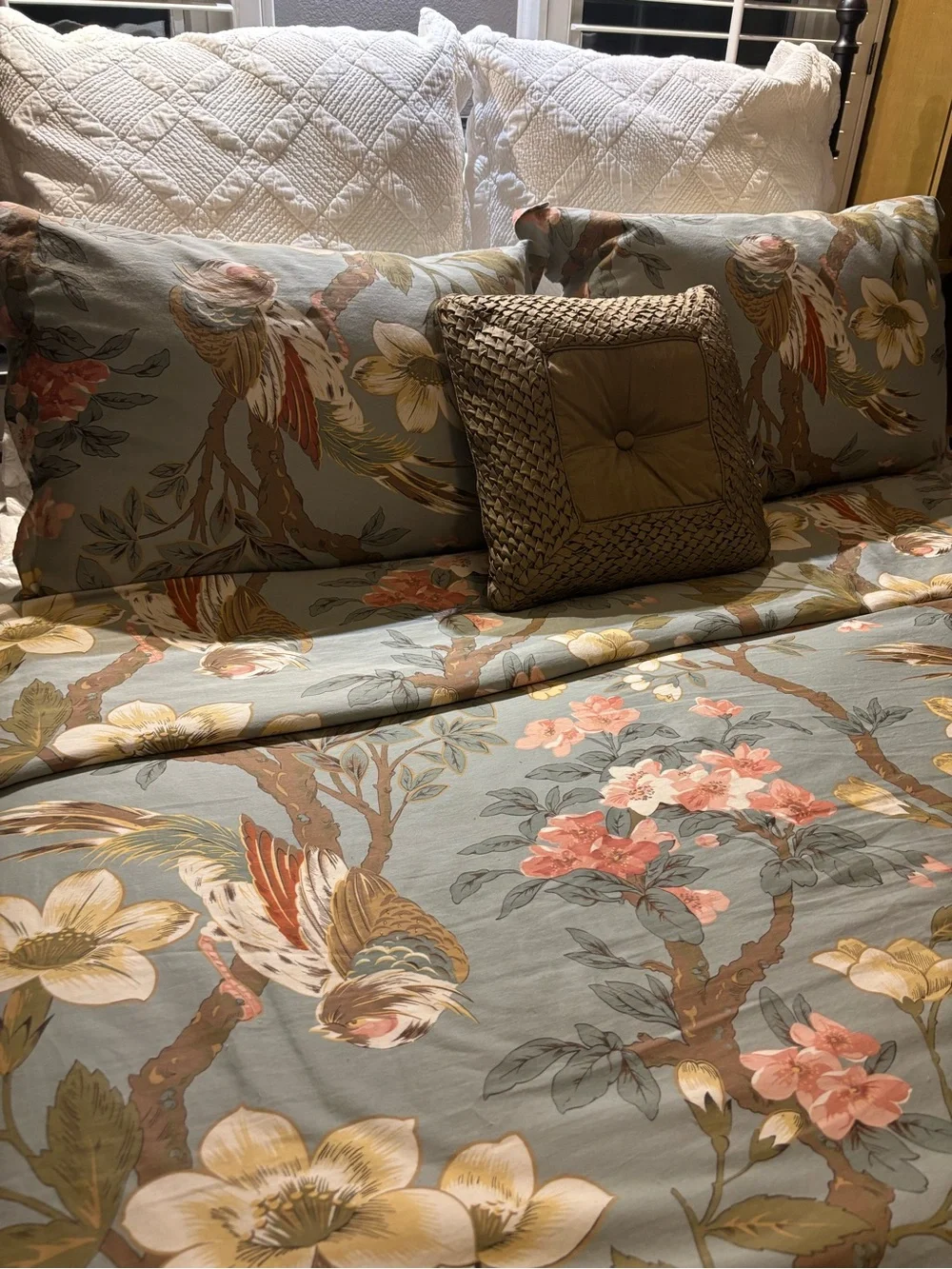 Pottery Barn Floral Queen duvet Set Home Bedding